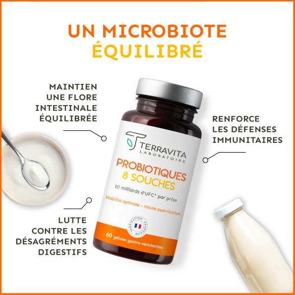 Probiotiques 8 souches