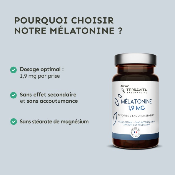 Mélatonine 1,9mg