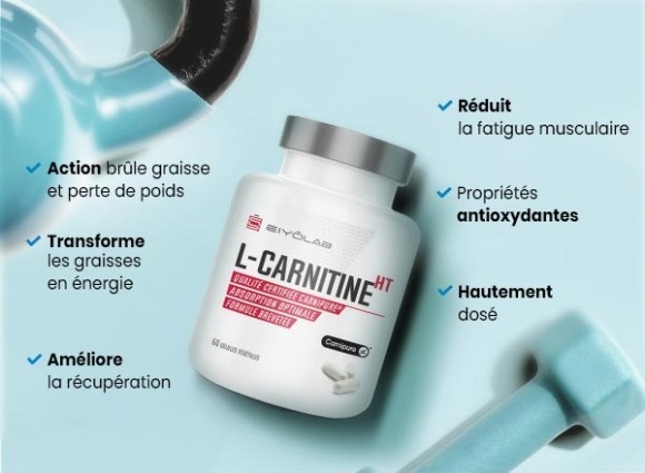 L-carnitine HT eiyolab bénéfices