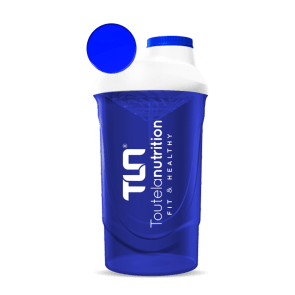 Shaker à vis 600ml Bleu